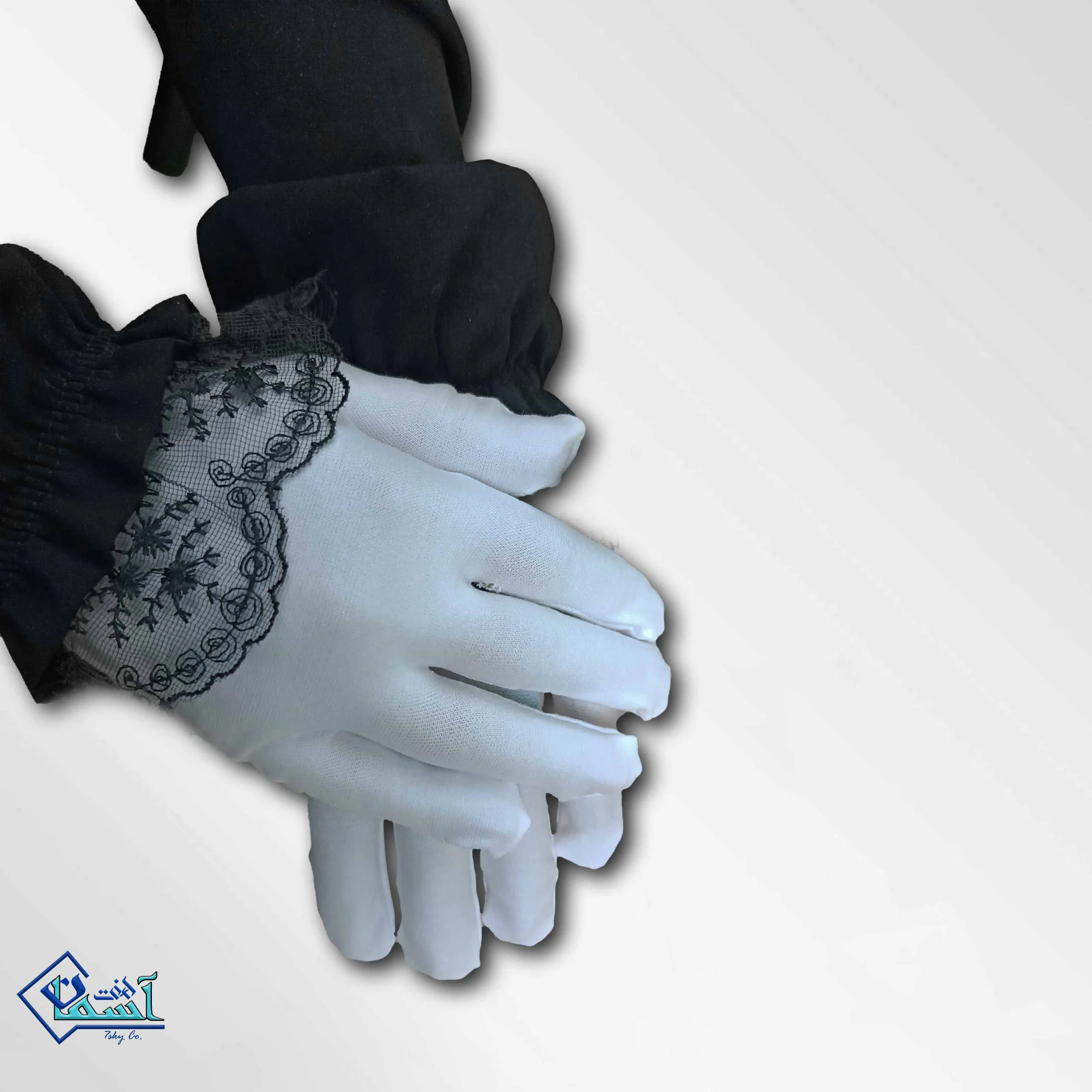 دستکش زنانه سفید